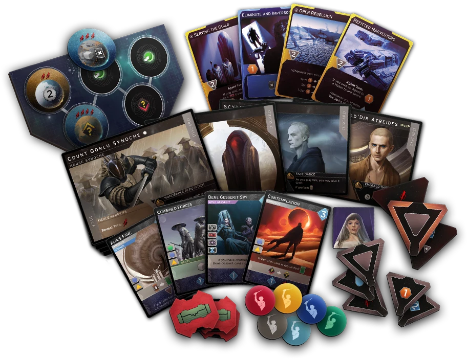Game box and components
